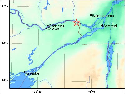 Cornwall and area residents feel earthquake tremor