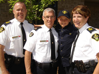 Danny Gauthier was OPP Commander for the Day