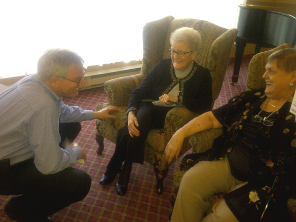 SNAPSHOT - McDonell visits residents at Chateau Cornwall