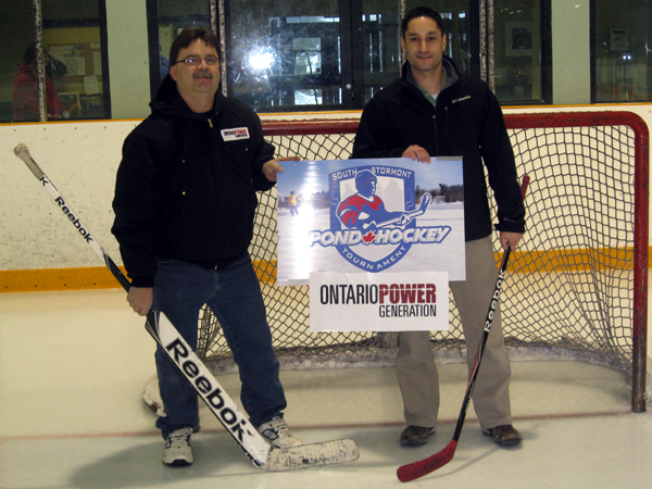 SNAPSHOT - OPG supports South Stormont Pond Hockey Tournament