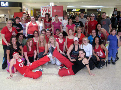 Zumba for Heart Fundraiser at Cornwall Square - a huge success!