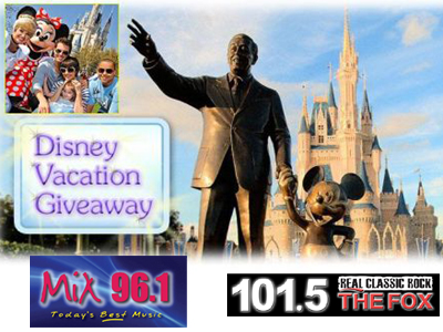 Win a trip to Disney at Cornwall Winterfest courtesy of Mix 96.1 and 101.5 The Fox