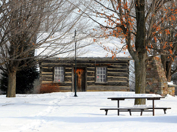 SNAPSHOT - McLeod Log House built in 1840