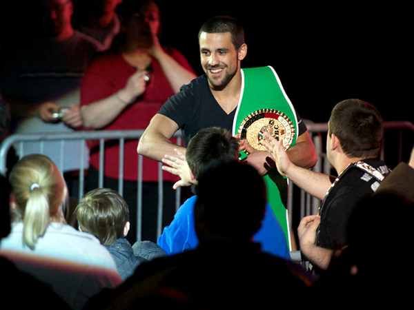 SNAPSHOT - Tony Luis steps into a WWE ring