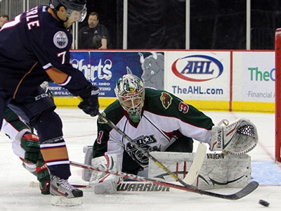 Schultz scores another but Aeros snap Barons win streak