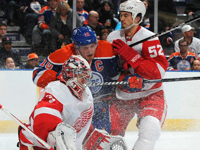 Oilers self destruct in OT loss to the Red Wings