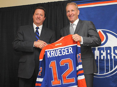 Krueger actually helped the Oilers take a step forward in 2013