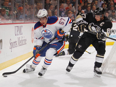 Oilers hold their own but still fall to Crosby and the Penguins