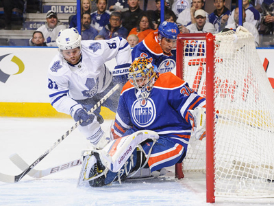 Kessel torches Oilers in Maple Leafs 4-0 win