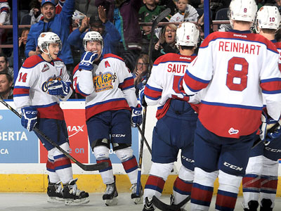 Lazar leads the way in Oil Kings opener against Raiders