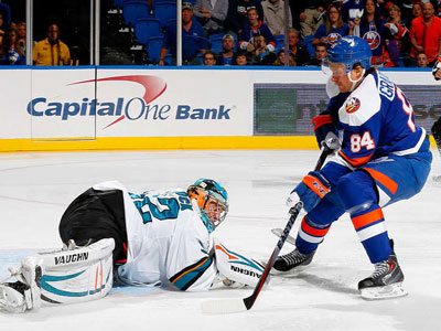 Isles lose Grabovski to injury against Sharks