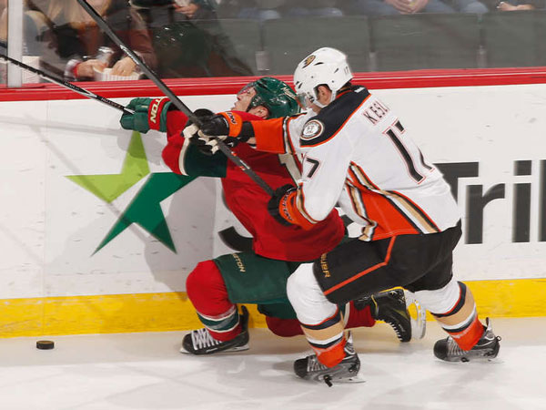 Ducks waste three-goal lead but rally past Wild