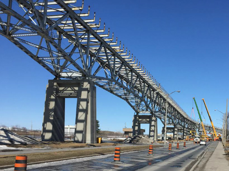 SNAPSHOT - Seaway International Bridge is coming down