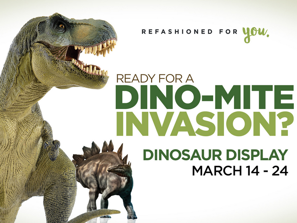 Dinosaur Exhibit coming to Devonshire Mall