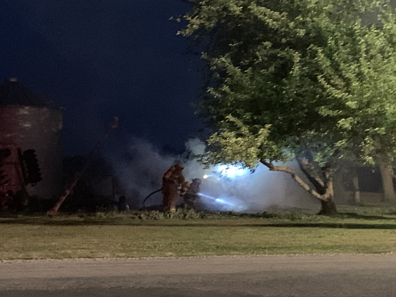 SNAPSHOT - Small fire in Stoney Point