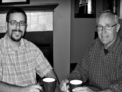 Jason Setnyk and Jim Brownell ready to Rock the Vote!