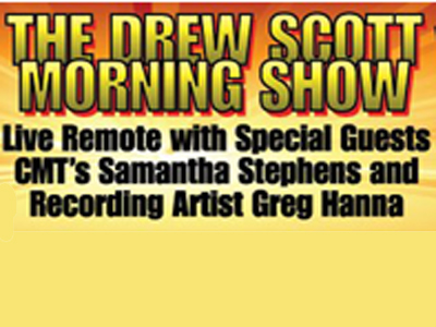 Live at Cornwall Square - The Drew Scott Morning Show with Samantha Stephens and Greg Hanna