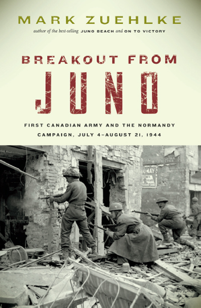 Mark Zuehlke to launch new book Breakout from Juno on November 19th