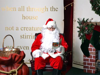 Santa has a new home at Cornwall Square