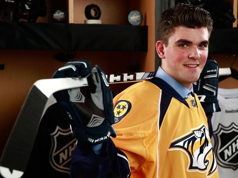 Fabbro signs entry-level contract with Predators