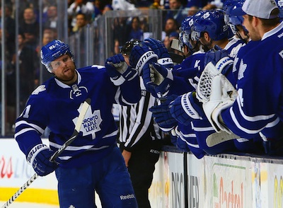 Kessel and the Leafs beat up the Bruins