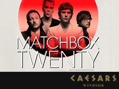  Matchbox Twenty coming to the Colosseum Stage at Caesars Windsor