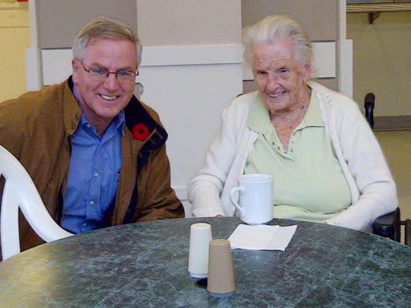 SNAPSHOT - McDonell Visits Maxville Manor Resident To Celebrate 107th Birthday