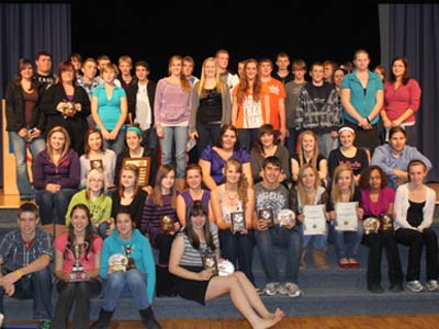 R-O Students Recognized For Achievements At Fall Awards Assembly