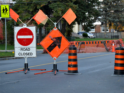 Section of Thirteenth Street Closed For Sewer Lateral Repairs