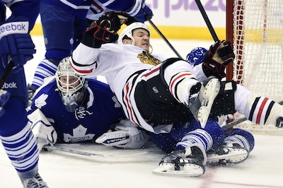 Reimer carries the Leafs to a victory over the Blackhawks
