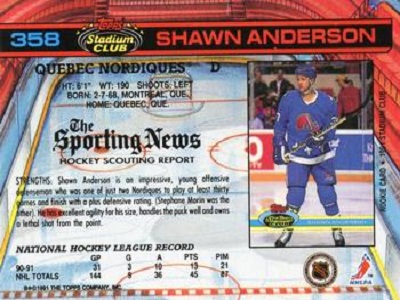 The worst draft picks in Sabres history: Shawn Anderson