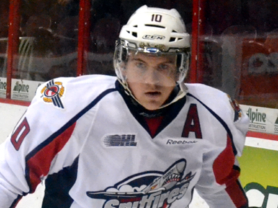 Rookie Sieloff leaving an impression - literally - in rookie OHL season