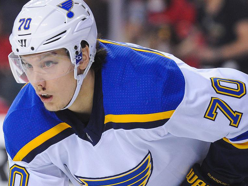 Sundqvist happy to be back for Blues in Game 4 of Cup Final