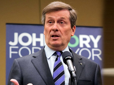 Tory has seven point lead over Chow in Toronto Mayor race